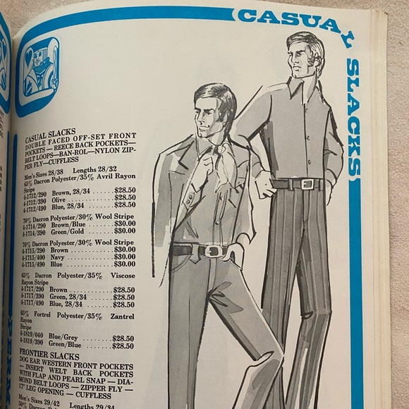 Vintage 1973 Mens Clothing Wholesale Catalog By Washington Manufacturing Co - Picture 10 of 12